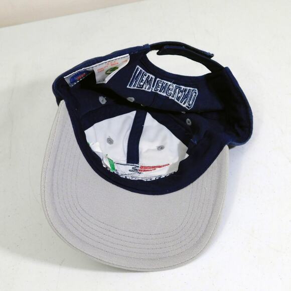 Vintage NFL New England Patriots Hat 90s Blue Gray Tagged Youth Fits Adult Heads - Picture 6 of 7